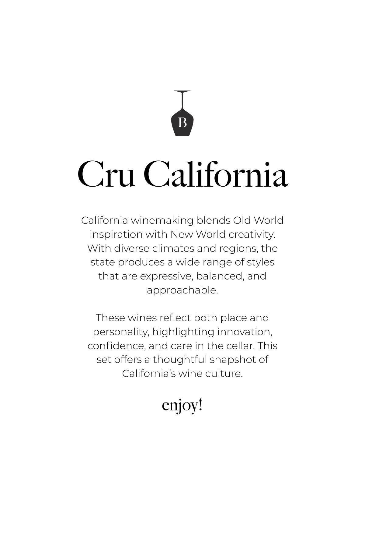 Cru California Gift Set