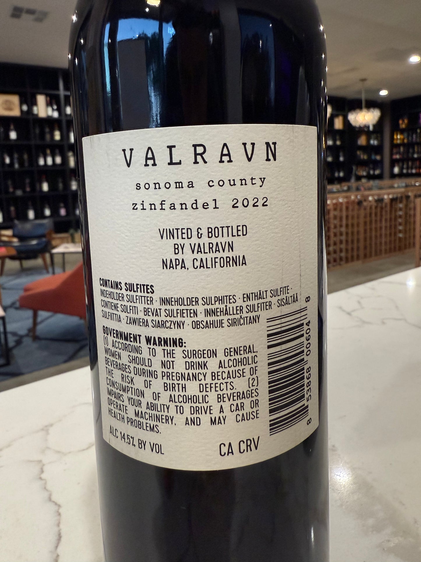 2022 Valravn Zinfandel Sonoma County