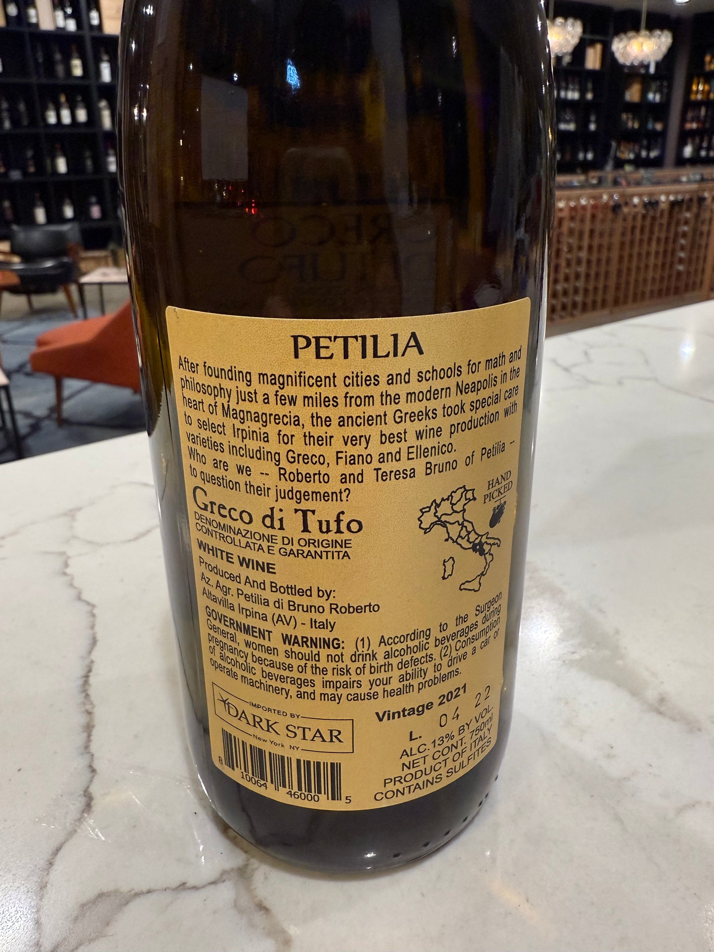 2021 Petilia Greco Di Tufo DOCG