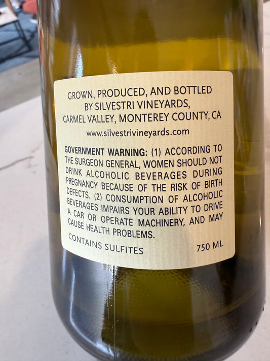 2021 Silvestri Bella Sandra Chardonnay Carmel Valley Estate