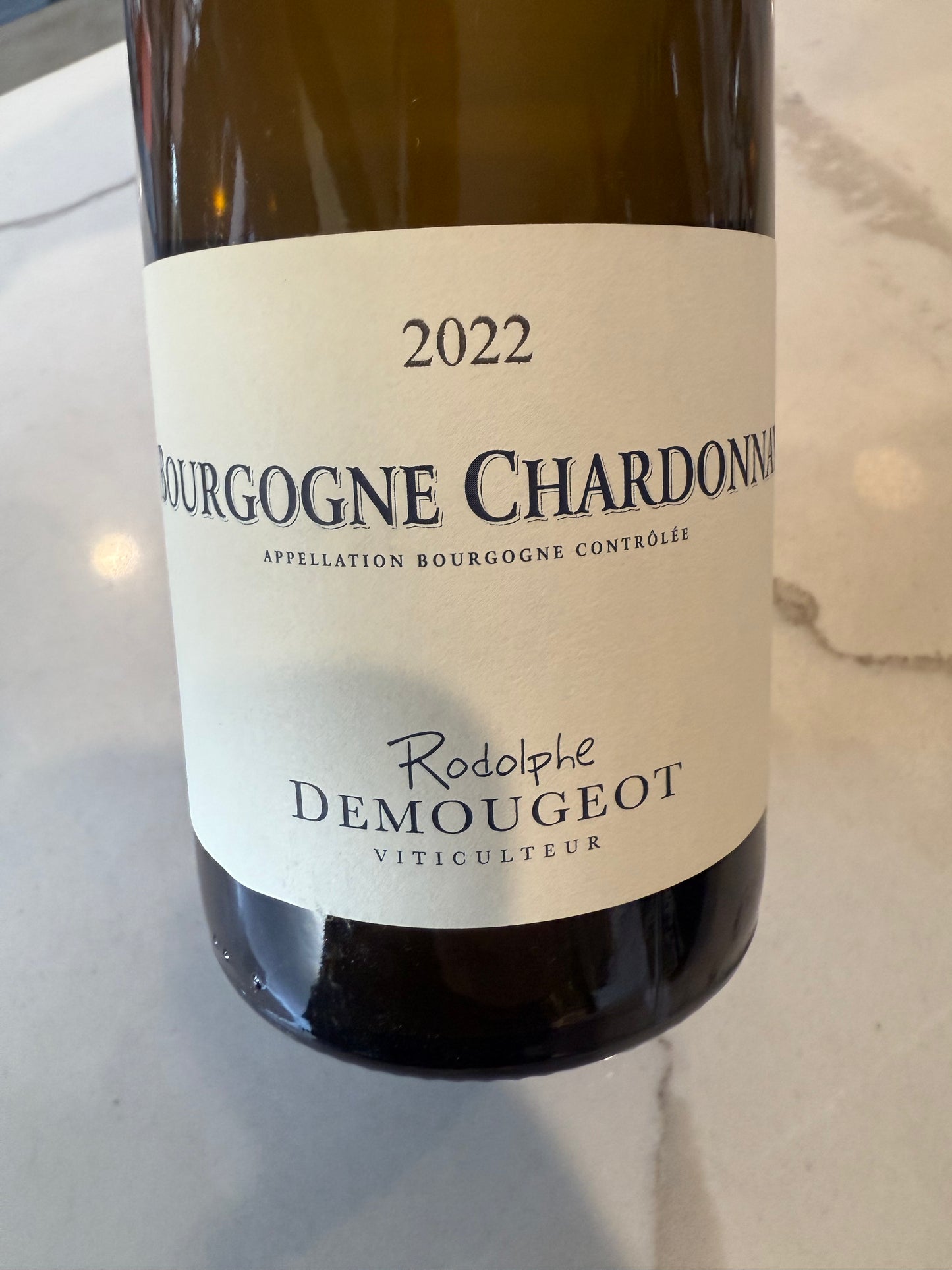 2022 Rodolphe Demougeot Bourgogne Cote d'Or Chardonnay