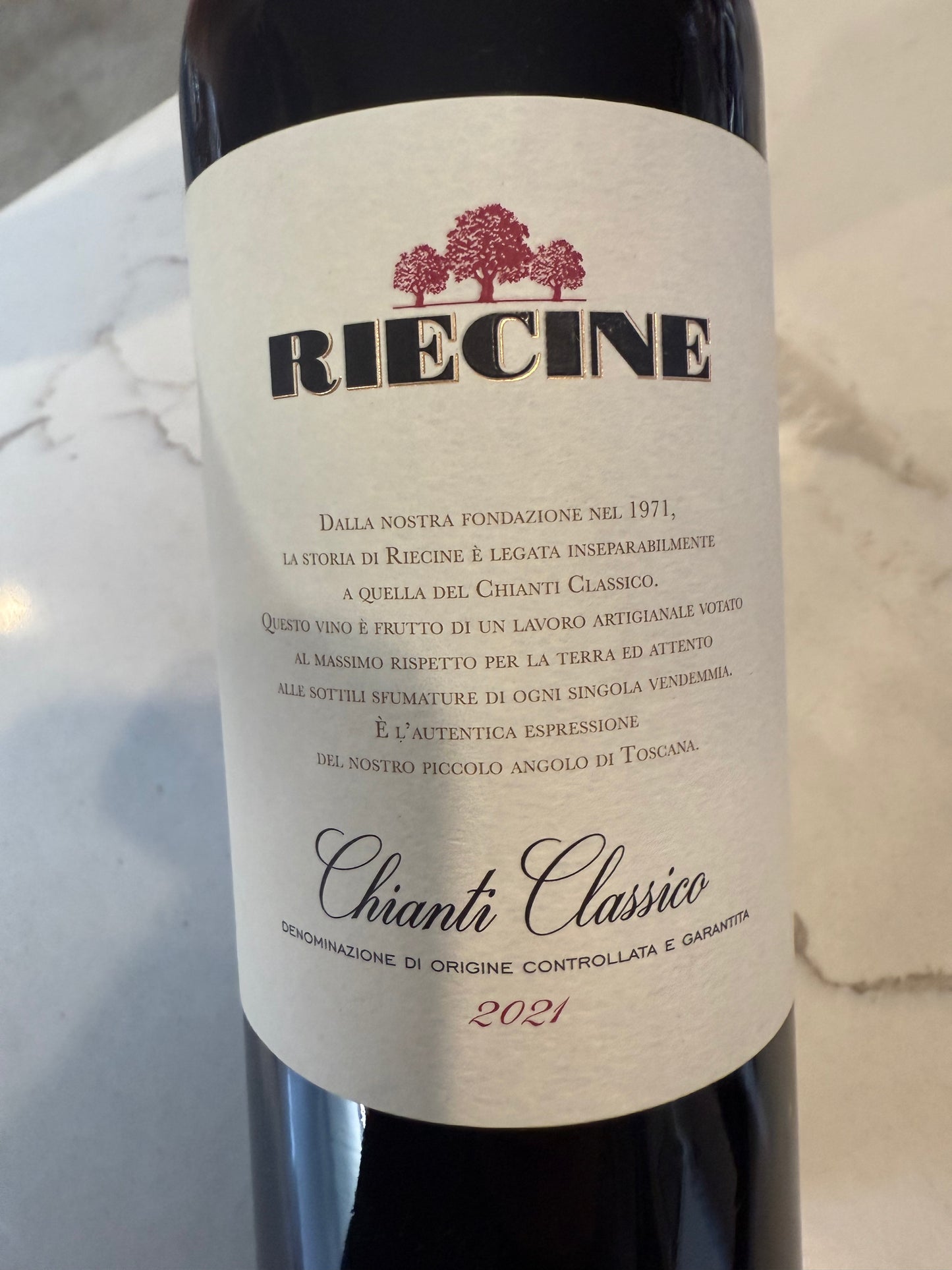 2021 Riecine Chianti Classico DOCG, Tuscany