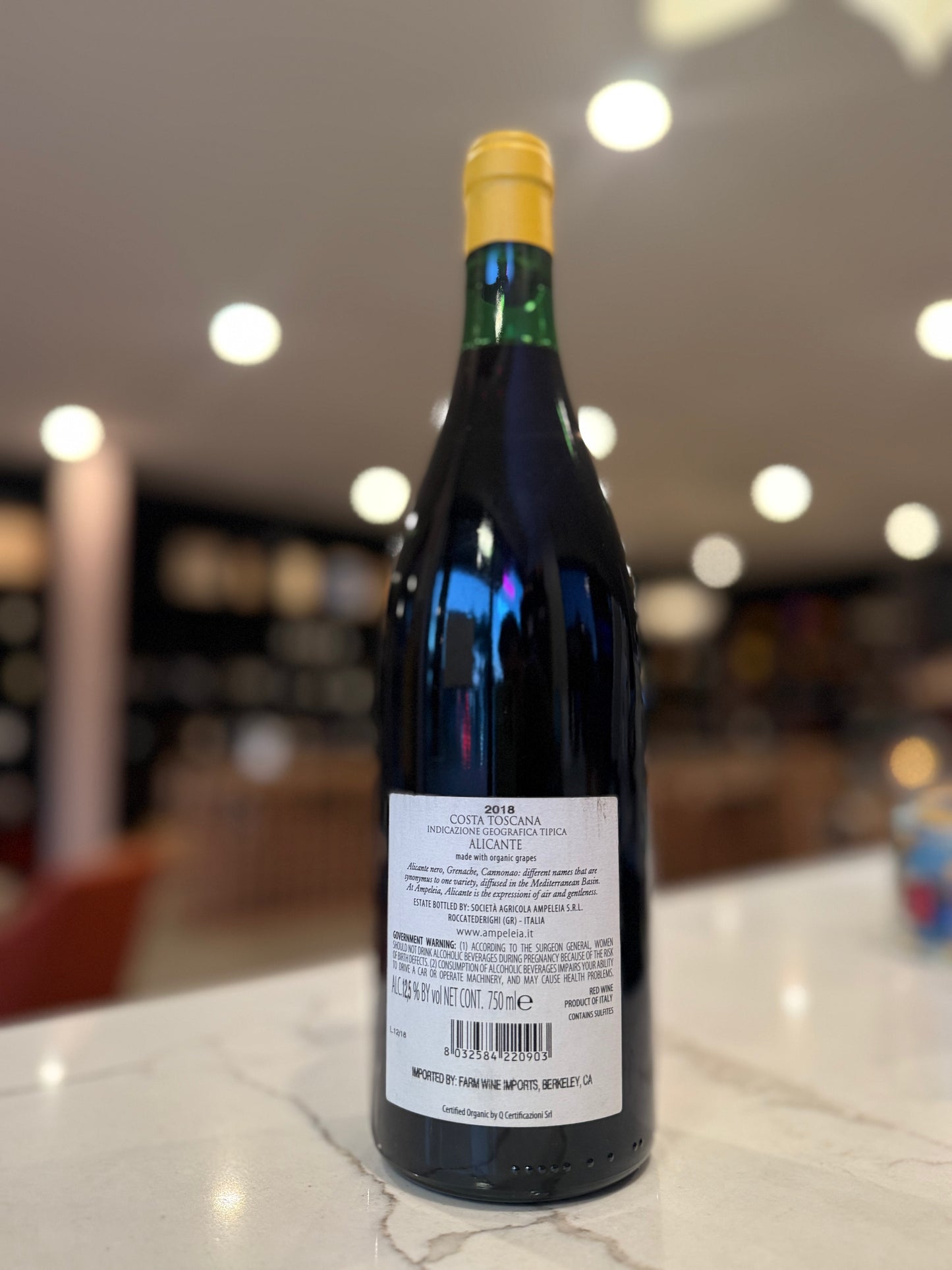 2018 Ampelaia Costa Toscana Alicante