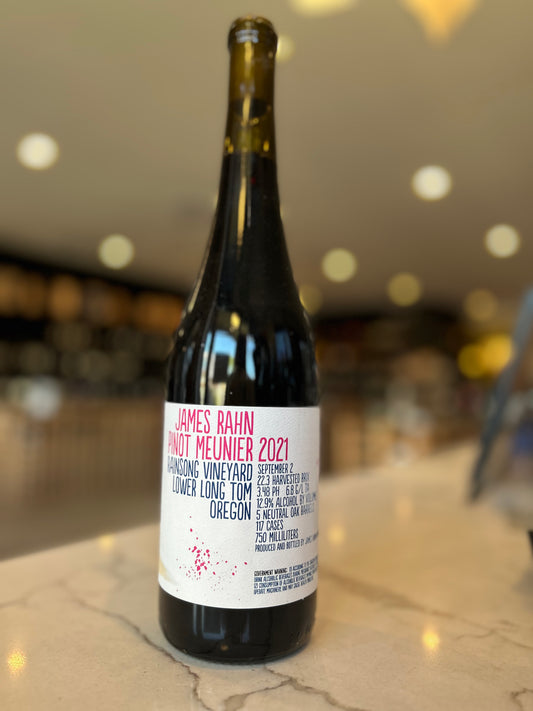 2021 James Rahn Rainsong Vineyard Pinot Meunier Willamette Valley