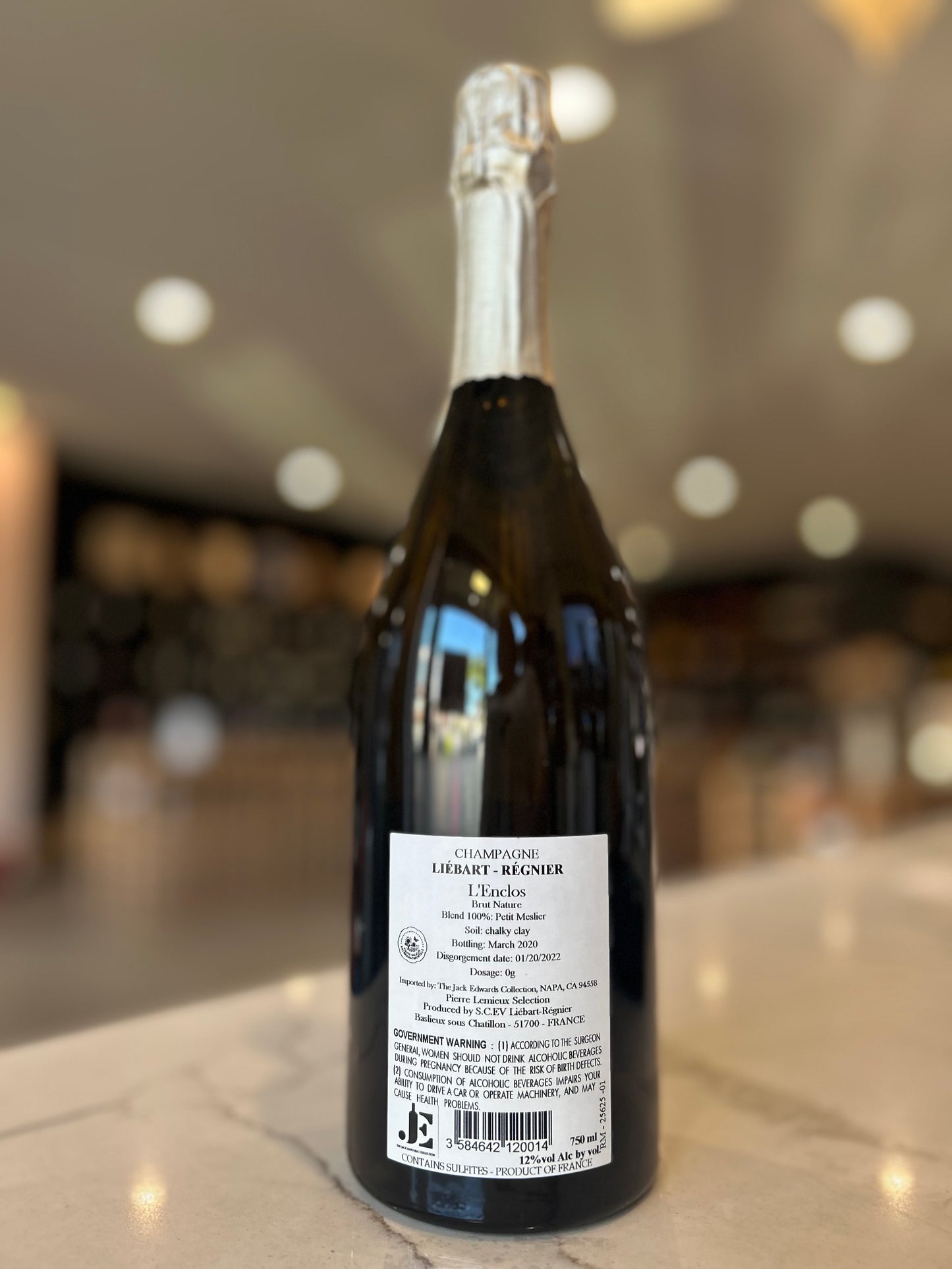 NV Liebart-Regnier L'Enclos Petit Meslier Brut Nature, Champagne