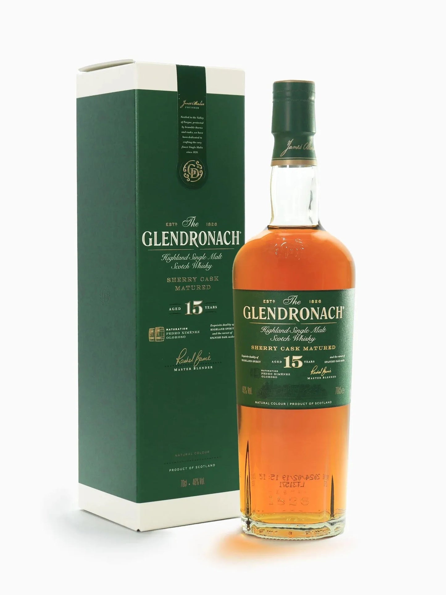 Glendronach Sherry Cask 15 Year Old Single Malt Scotch Whisky