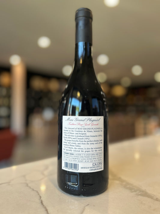 2022 Mas Grand Plagniol Rouge Tradition Costieres de Nimes