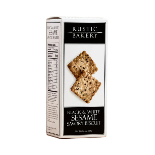 Rustic Bakery Black:White Sesame Biscuits