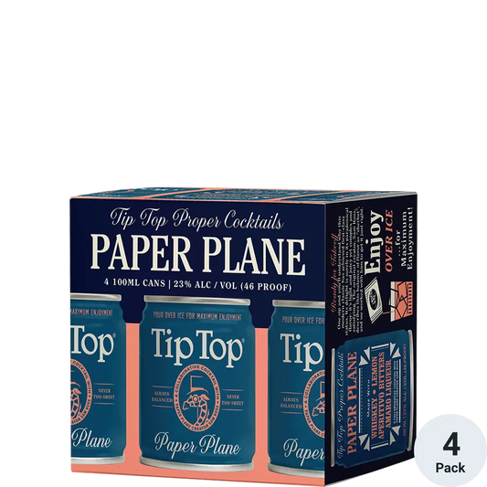 Tip Top Paper Plane 4 Pack