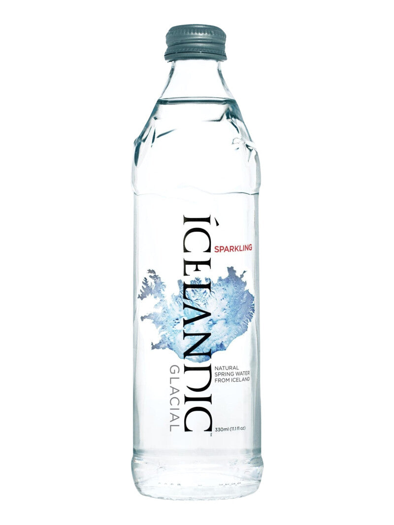 Icelandic Glacial Sparkling GLASS (24pk) 330ML