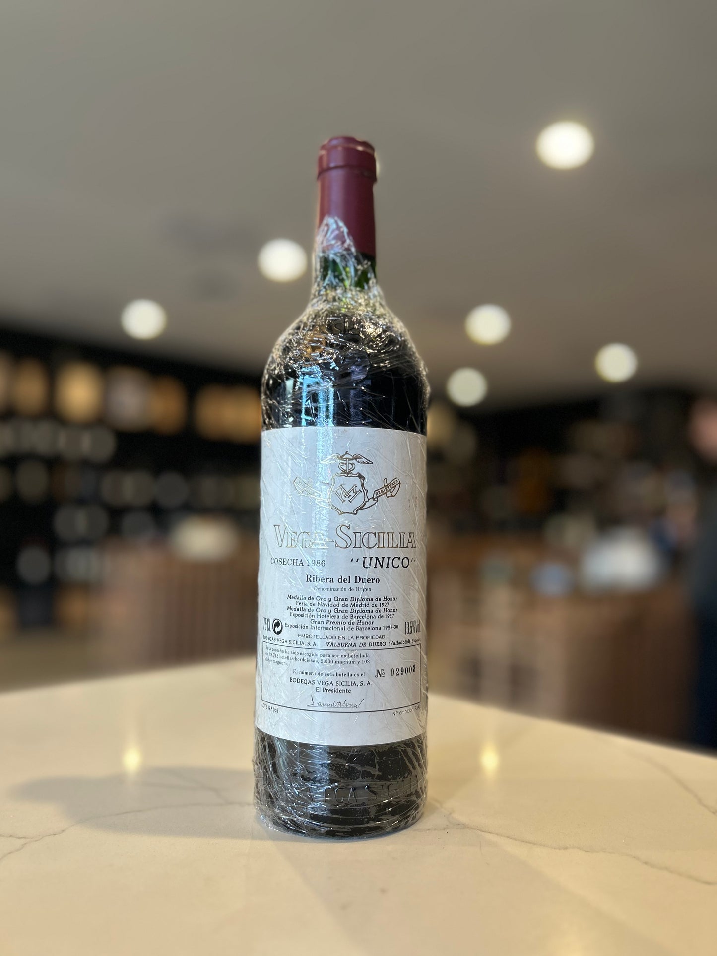 1986 Vega Sicilia Unico Gran Reserva