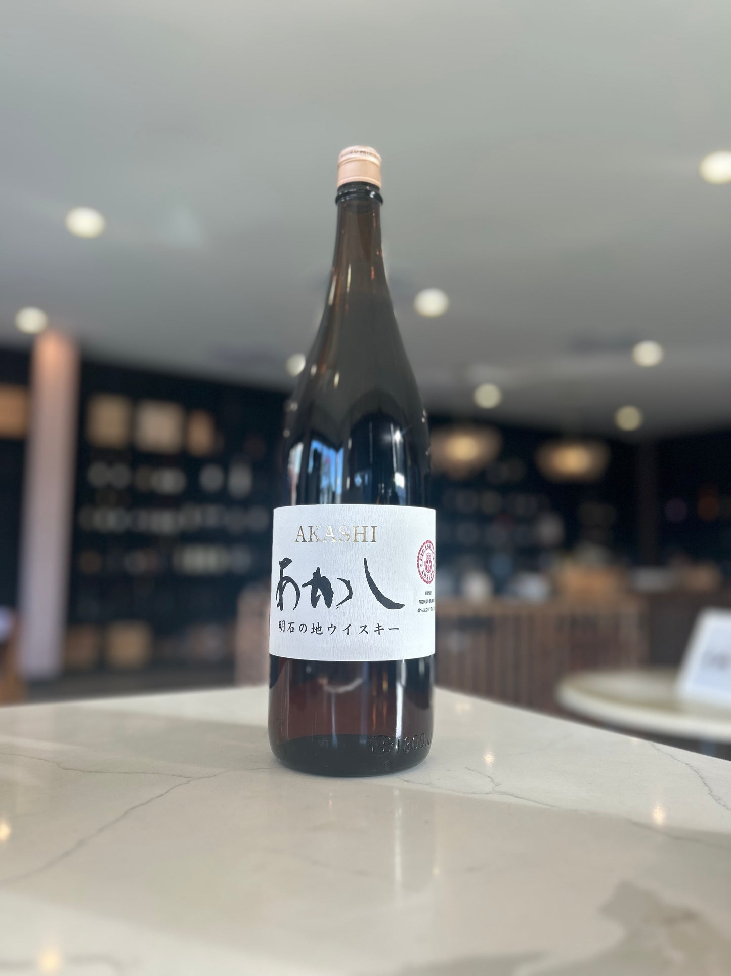 Akashi Eigashima Shuzo Japanese Whisky 1.8Ltr.