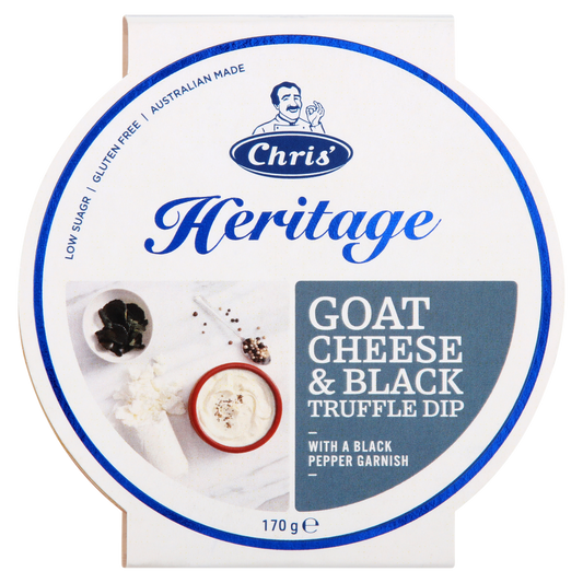 Chris' Heritage Goat Cheese & Black Truffle Dip