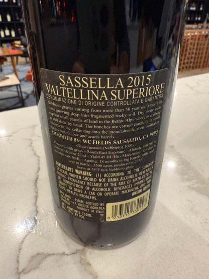 2015 Arpepe Sassella Stella Retica Nebbiolo