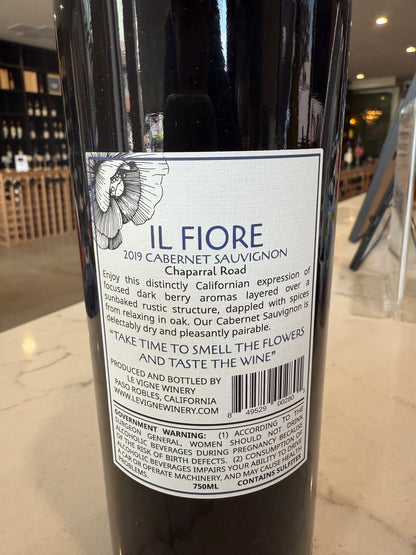 2019 Il Fiore Cabernet Sauvignon Paso Robles
