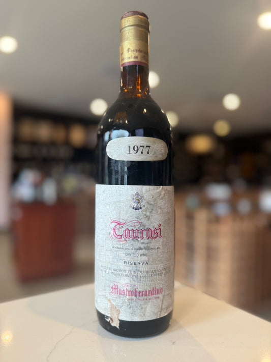 1977 Mastroberardino Taurasi Radici Riserva DOCG