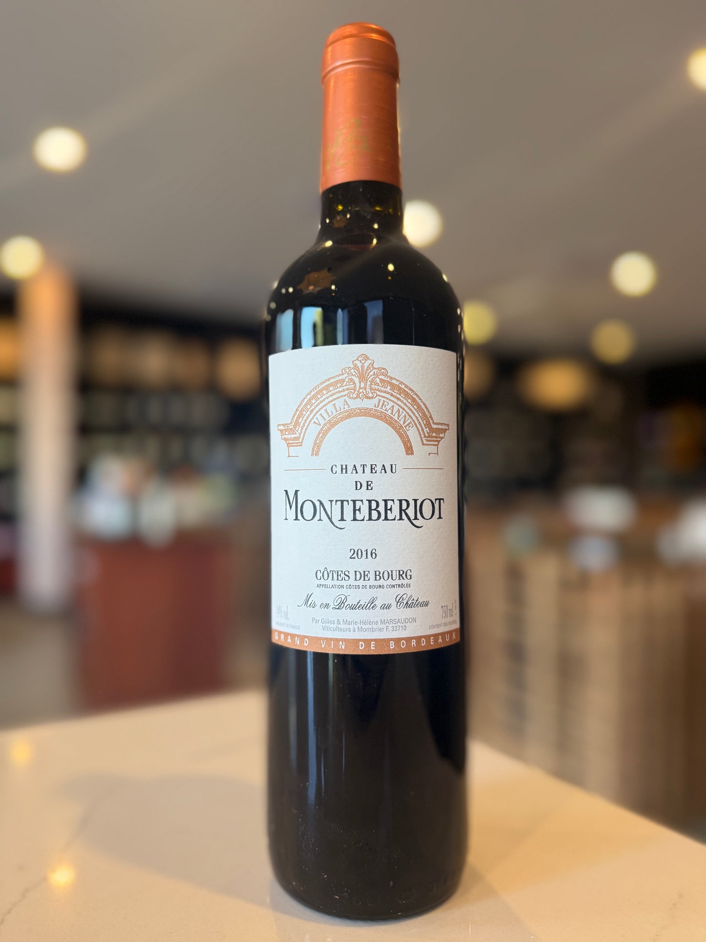 2016 Chateau de Monteberiot 'Villa Jeanne', Cotes de Bourg, France