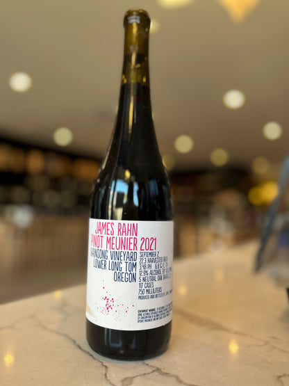 2021 James Rahn Rainsong Vineyard Pinot Meunier Willamette Valley