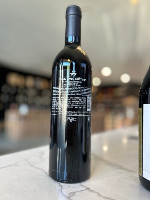 2021 World's End 'Good Times Bad Times' Beckstoffer To Kalon Cabernet Sauvignon