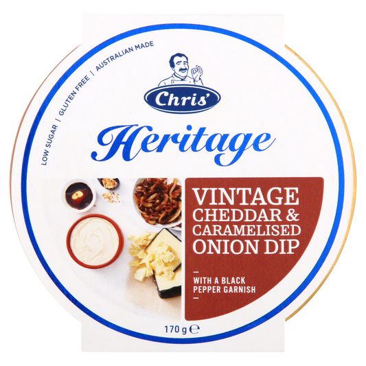 Chris' Heritage Vintage Cheddar and Caramelized Onion Dip