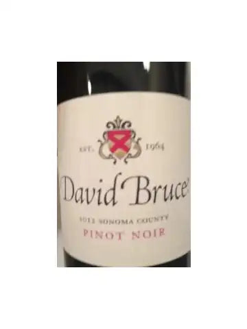 1992 David  Bruce Pinot Noir Santa Cruz Mountains