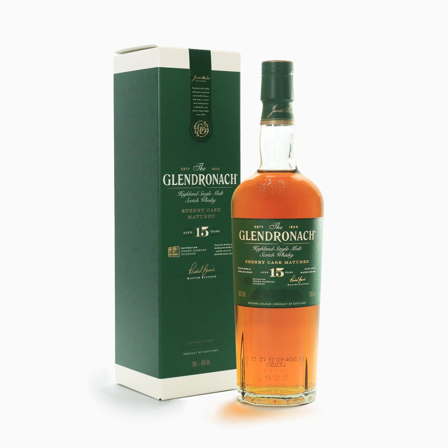 Glendronach Sherry Cask 15 Year Old Single Malt Scotch Whisky