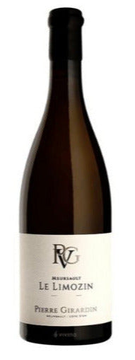 Wine bottle with a label on a white background